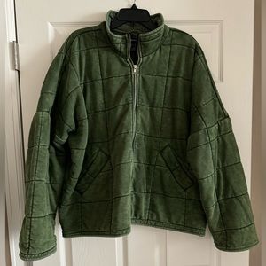 Forever 21 Quilted Zip-Up Jacket